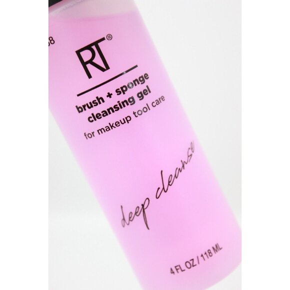 Real Techniques Brush + Sponge Cleansing Gel for Makeup Tool Care 4 fl.oz 118ml - Picture 5 of 8